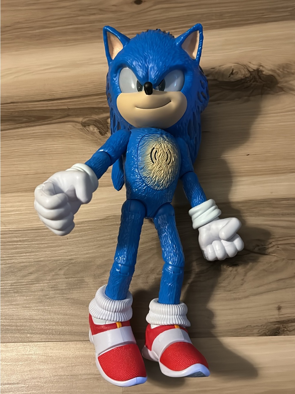 Sonic Blue Plush-Style Action Figure - Kids Toys
